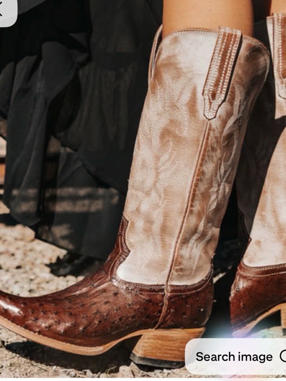 ISO BROWN OSTRICH WOODLAND 6 or 7